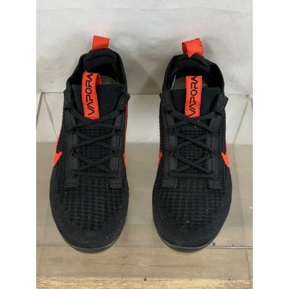 Nike Air VaporMax Flyknit 3 Leopard Swoosh Black Red Women's Shoes‎ Size 6 - Picture 3 of 9